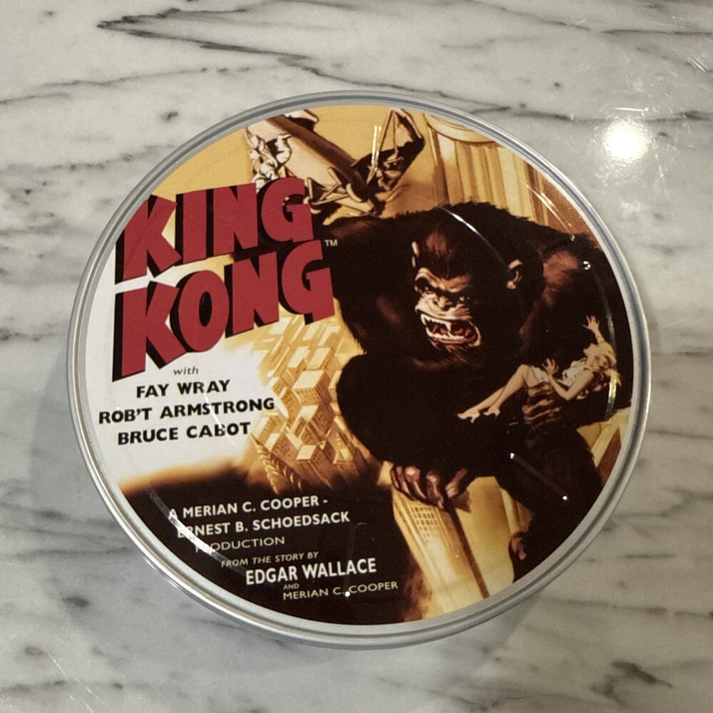 Vintage 1994 Fossil "KING KONG" Watch & Tin Collectors Case (Limited Edition)